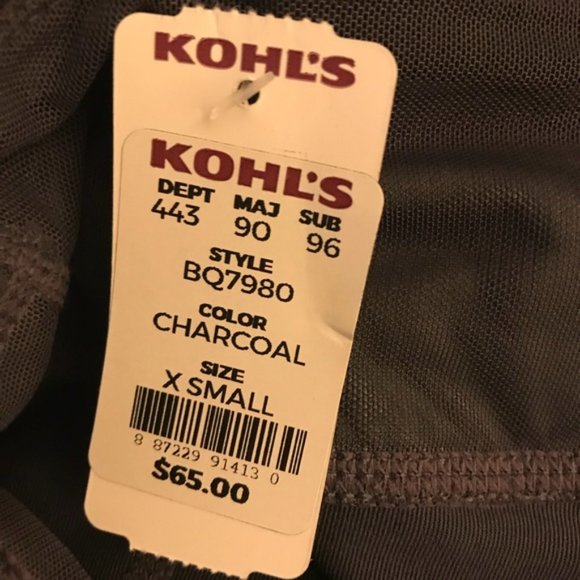 Nike Grey Purple Running Leggings - Picture 2 of 2